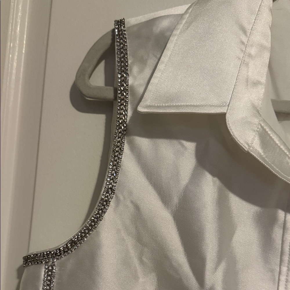 Sandro White Sleeveless Blouse - Picture 3 of 5